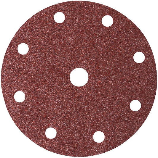 Velcro abrasive disc, 150mm, grit 40, corundum, 9 holes, FORUM