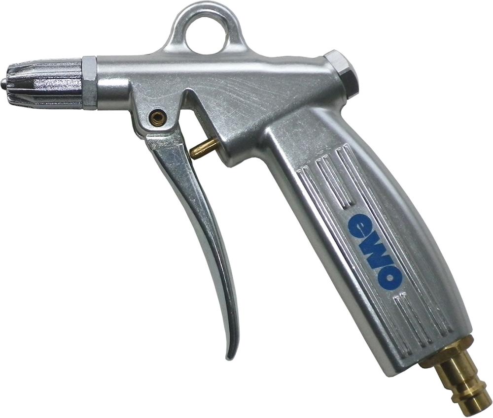 Aluminum air gun, with safety nozzle and Blowstar silencer, DN7.2, EWO