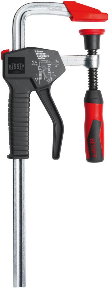 Quick vice, one-handed use EHZ, 2-component handle, 300x100mm, BESSEY