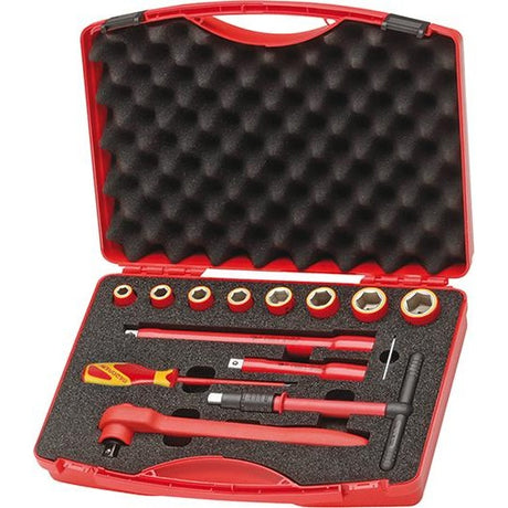 Set tubulare VDE 1/2", 12 piese, VDE 1001, GEDORE - sefira.ro