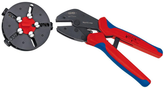 Crimping pliers MultiCrimp®3, 250mm, 0.5-6; 0.5-6; 0.25-6 mm², KNIPEX