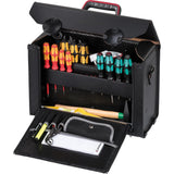 Geanta pentru scule TOP-LINE, piele de vita, 415x165x275mm, PARAT - sefira.ro