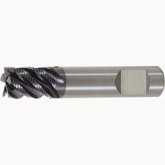 Freza degrosare din carbura monobloc, pentru inox, 6.0mm, 4 taisuri, TiAIN, FORUM - sefira.ro