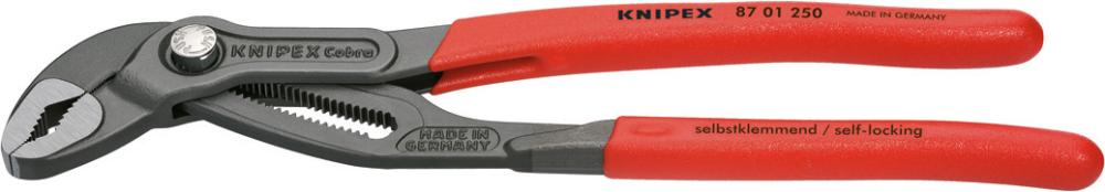 Professional pliers Cobra® 180 mm, High Tech, for water pumps, SB, KNIPEX