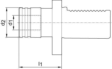 Dispozitiv de filetat cu schimbare rapida M3-12 VDI30, FORTIS - sefira.ro