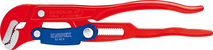 Cleste pentru tevi cu bacuri in forma de S, Nr.83 60, 1.5/8 inch, 330mm, KNIPEX