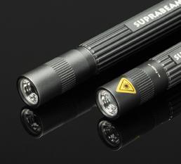 LED flashlight Q1, 160lm, rechargeable, up to 10 hours, with focus, SUPRABEAM