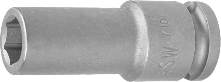 Cheie tubulara de impact 3/8", executie lunga, 10mm, DIN3129, ASW