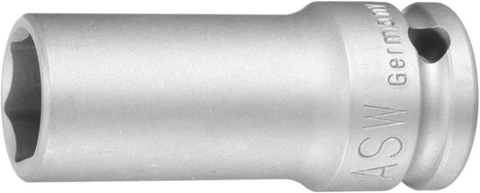 Cheie tubulara de impact 1/2", executie lunga, 10mm, DIN3129, ASW