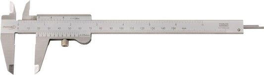 Pocket ruler, parallax-free reading, double guide with prism, 150x40mm, FORTIS