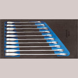 Modul chei combinate cu clichet, drepte, set 10 buc, 1500 CT1-7 R, GEDORE - sefira.ro