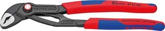 Plumber's pliers, Cobra® QuickSet, two-component handle, 250mm, for 2 inch pipes, KNIPEX