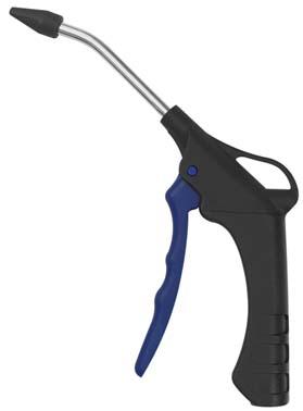 Blow gun with short nozzle, connection nipple NW 7.2 -7.8, max. 10 bar, RIEGLER