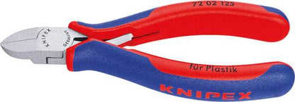 Side-cutting pliers, for plastic, 125mm, KNIPEX