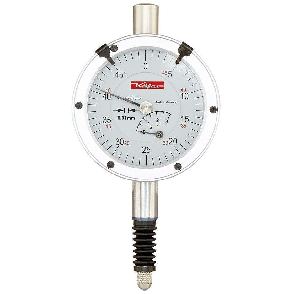 Ceas comparator, etans la ulei si apa, 0-3mm, citire 0.01mm, KM4SW, KAFER - sefira.ro