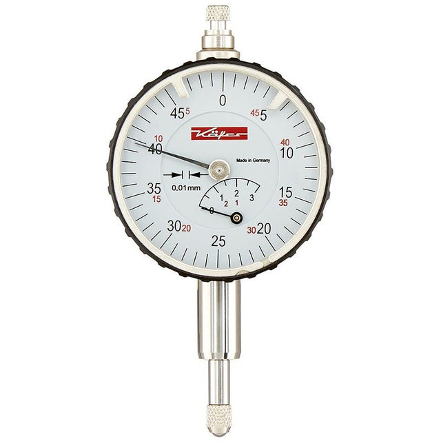 Ceas comparator cu magnet de fixare, 0-3mm, citire 0.01mm, KM4T, KAFER - sefira.ro