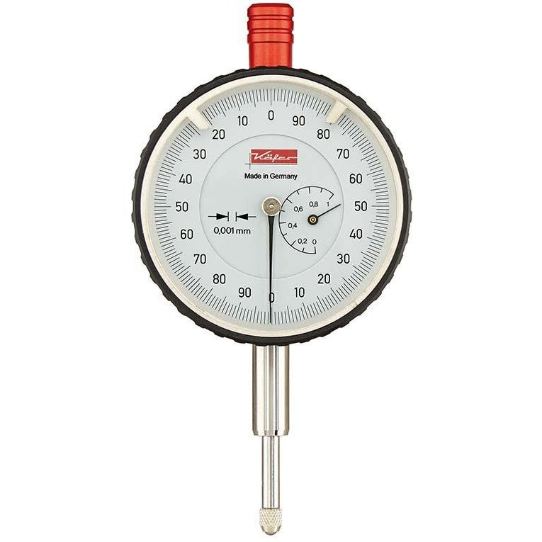 Ceas comparator de precizie, 0-1mm, citire 0.01mm, DIN878, KAFER - sefira.ro