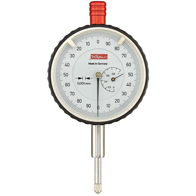 Ceas comparator de precizie, 0-1mm, citire 0.01mm, DIN878, KAFER - sefira.ro