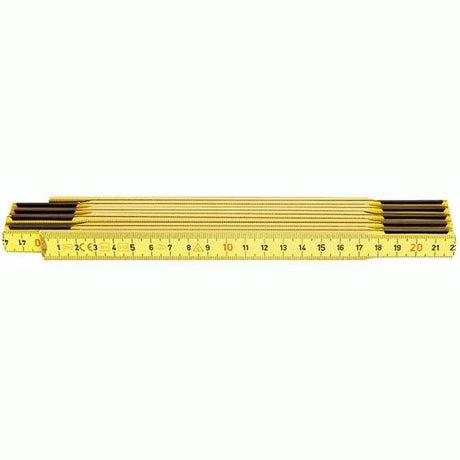 Metru pliabil din lemn 2m, 10 segmente, Nr.270-2-10, HULTAFORS - sefira.ro