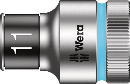 Socket wrench 1/2", size 10 mm, Zyklop, with clamping function, 6 edges, WERA