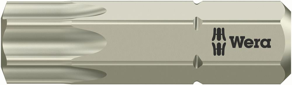 Bit dur 1/4", T 8 x 25 mm, TORX®, otel inoxidabil, DIN3126, 05071030001, WERA - sefira.ro