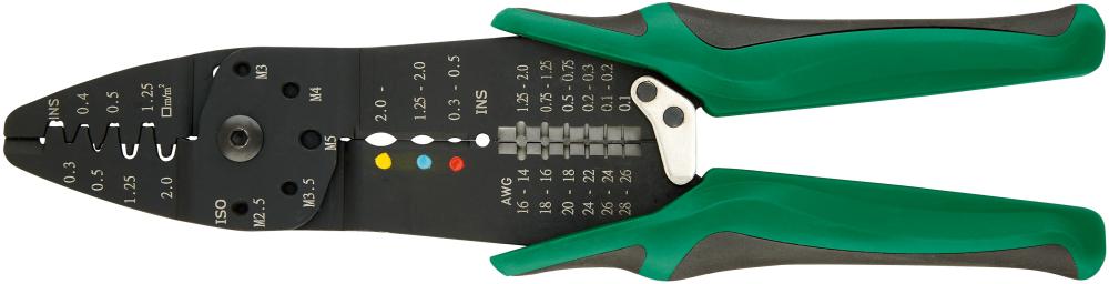 Crimping pliers for cable lugs 0.5-6mm², FORTIS