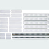 Set separatoare pentru sertare, pentru carucior de atelier, 23 piese, PARAT - sefira.ro