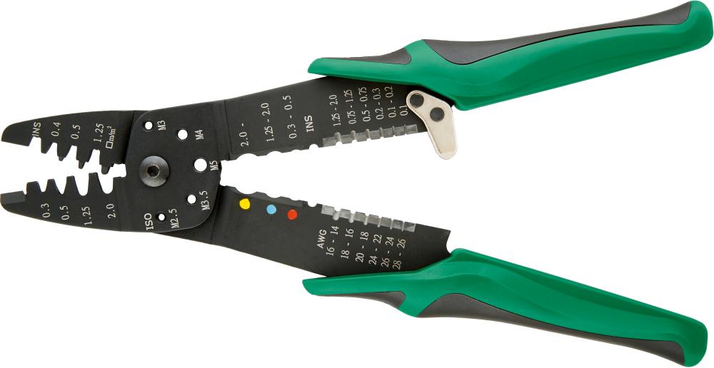 Crimping pliers for cable lugs 0.5-6mm², FORTIS