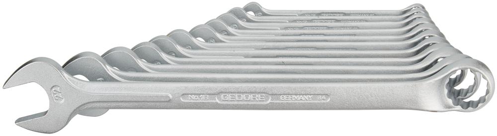 Set chei combinate cu cot 10-24 mm, 8 buc, in cutie carton, DIN3113B, GEDORE - sefira.ro