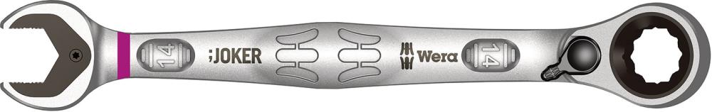 Cheie combinata cu clichet si comutator, JOKER switch, dimensiune 8 mm, lungime 144 mm, 05020064001, WERA - sefira.ro