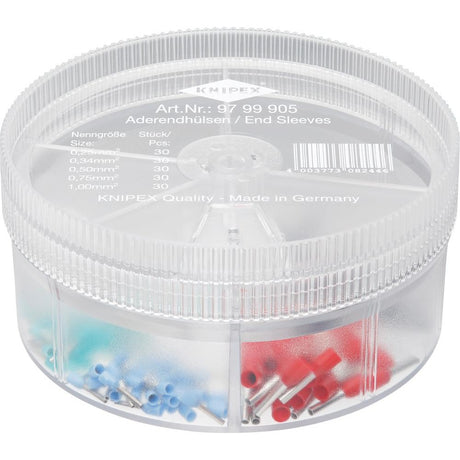 Set papuci de cablu, 150 papuci izolati, 97 99 905, KNIPEX - sefira.ro