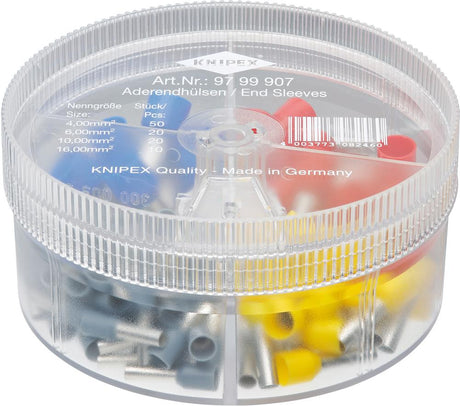 Set papuci de cablu, 150 papuci izolati, 97 99 905, KNIPEX - sefira.ro