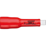 Prelungitor tubulara, izolat VDE 3/8", lungime 75 mm, izolatie electrica, VDE 3090-3, GEDORE - sefira.ro