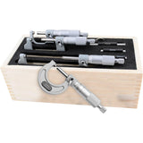 Set micrometre 0-100mm, 8 buc, FORTIS - sefira.ro