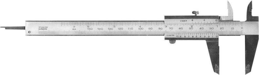 Subler 150 mm, cu blocare instantanee, pentru stangaci, FORTIS