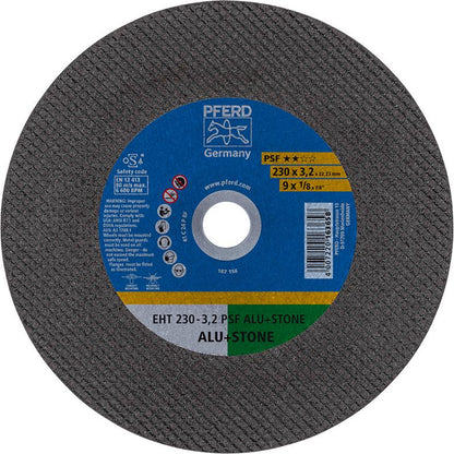 Cutting disc for aluminum and stone, 115x2.4mm, curved, PFERD