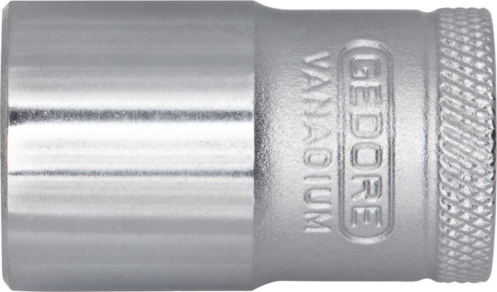 Socket wrench 1/2", size 10 mm - 3/8 inches, 6 edges, C profile, GEDORE