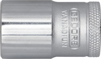 Socket wrench 1/2", size 10 mm - 3/8 inches, 6 edges, C profile, GEDORE