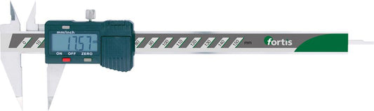 Digital caliper with tips, 150/0.01mm, FORTIS