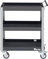 Carucior service, cu 3 polite, 684 x 469 x 820 mm, FORTIS - sefira.ro