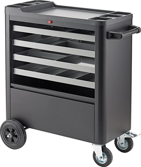 Set de incuietori cu cilindru pentru carucioare de atelier, 4 buc - sefira.ro