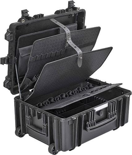 Waterproof tool case, GT 53 26 PTS, 538x405x250mm, 54L, GT LINE