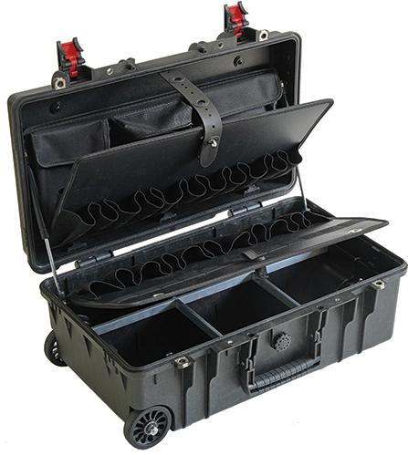 Waterproof tool case, GT 52 21 PTS, 520x285x205mm, 30L, GT LINE