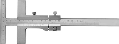 Fine adjustment scriber, 160mm, vernier 0.005 mm, FORTIS