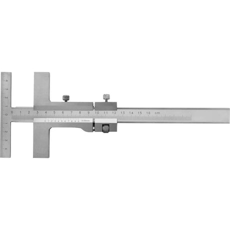 Subler de trasare cu reglare fina, 160mm, vernier 0,005 mm, FORTIS - sefira.ro