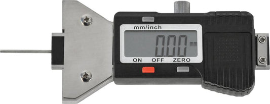 Digital depth gauge with pin, 0-25mm, IP54, FORTIS