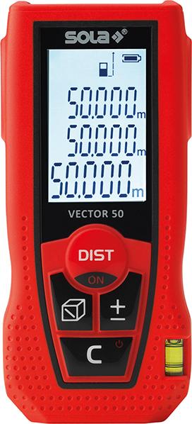 Telemetru laser Vector 50, masurare 15-5000cm, cu baterii, SOLA