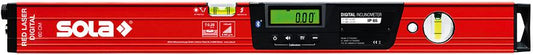 Nivela cu bula de aer RED LASER DIGITAL, 60cm, SOLA