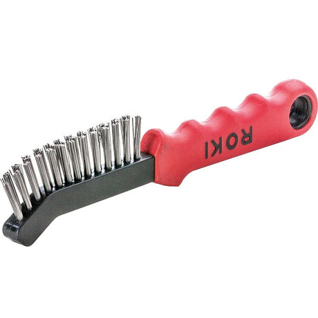 Perie de sarma din otel pentru etrieri, 2 randuri sarma 0,35mm dreapta, tare, 225/90mm, LESSMANN - sefira.ro