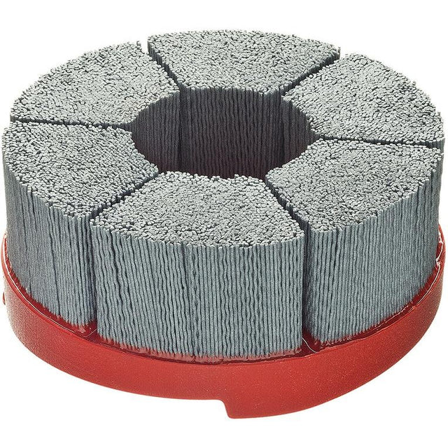 Perie din poliamida cu carbura de siliciu, pentru CNC, rotunda, gran.80, Ø 50mm, gaura 16mm, LESSMANN - sefira.ro